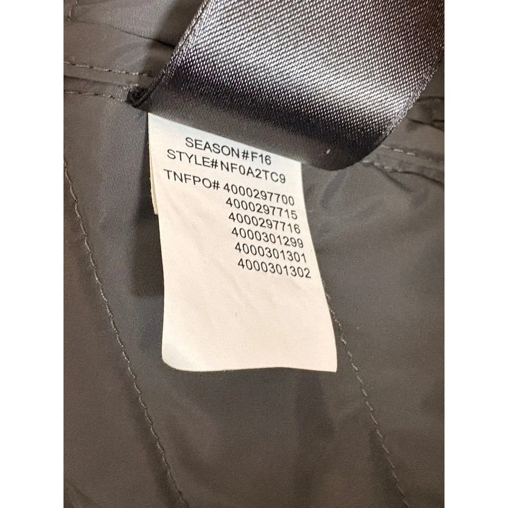 The North Face ThermoBall Full‎ Zip Puffer Jacket Grey Mens XXL